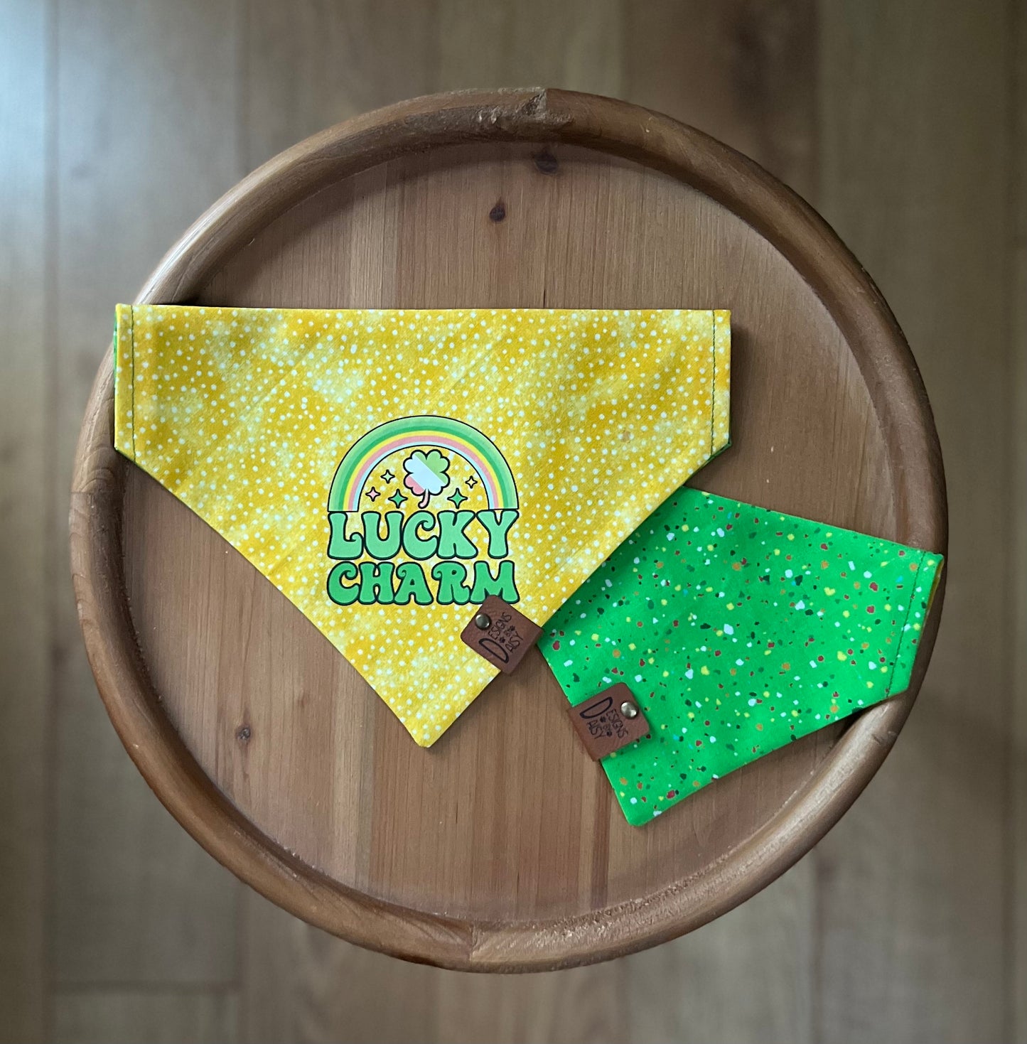 Lucky Charm 4 / LAST CHANCE / Reversible / Over-the-Collar / Pet Bandana / CLEARANCE