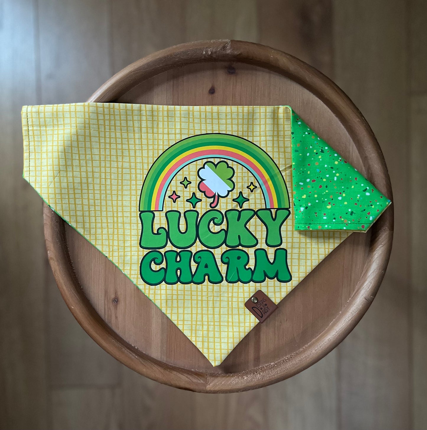 Lucky Charm 6 / LAST CHANCE / Reversible / Over-the-Collar / Pet Bandana / CLEARANCE