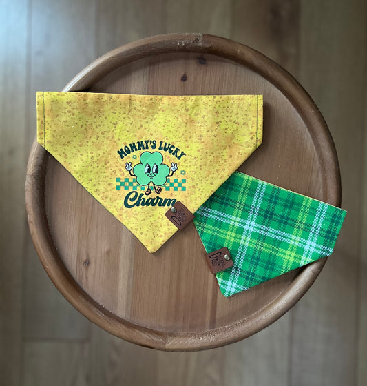 Mommy's Charm 3 / LAST CHANCE / Reversible / Over-the-Collar / Pet Bandana / CLEARANCE
