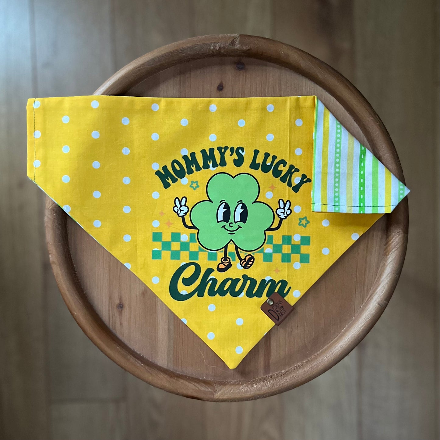 Mommy's Charm 4 / LAST CHANCE / Reversible / Over-the-Collar / Pet Bandana / CLEARANCE