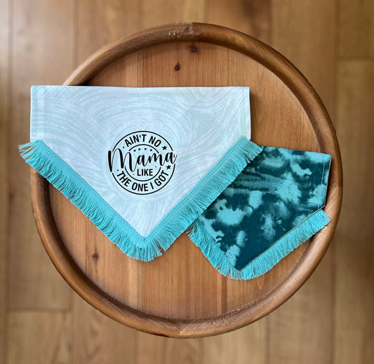 No Mama Like Mine Blue / Reversible / Over-the-Collar / Pet Bandana