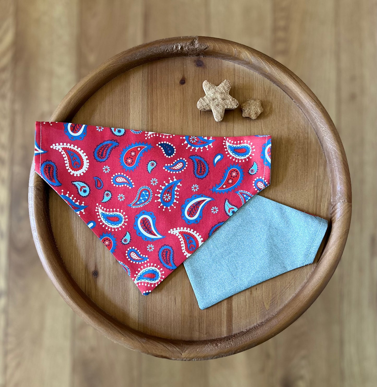 Paisley Pup / Reversible / Over-the-Collar / Pet Bandana / CLEARANCE