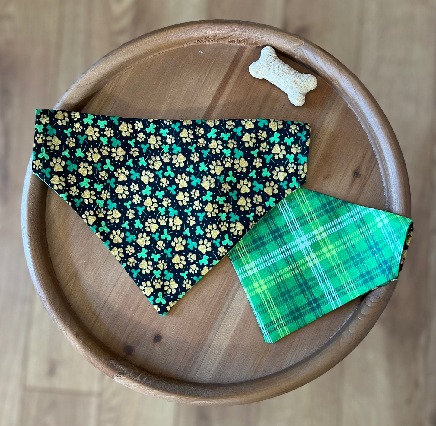 Pawfect Luck / Reversible / Over-the-Collar / Pet Bandana / CLEARANCE