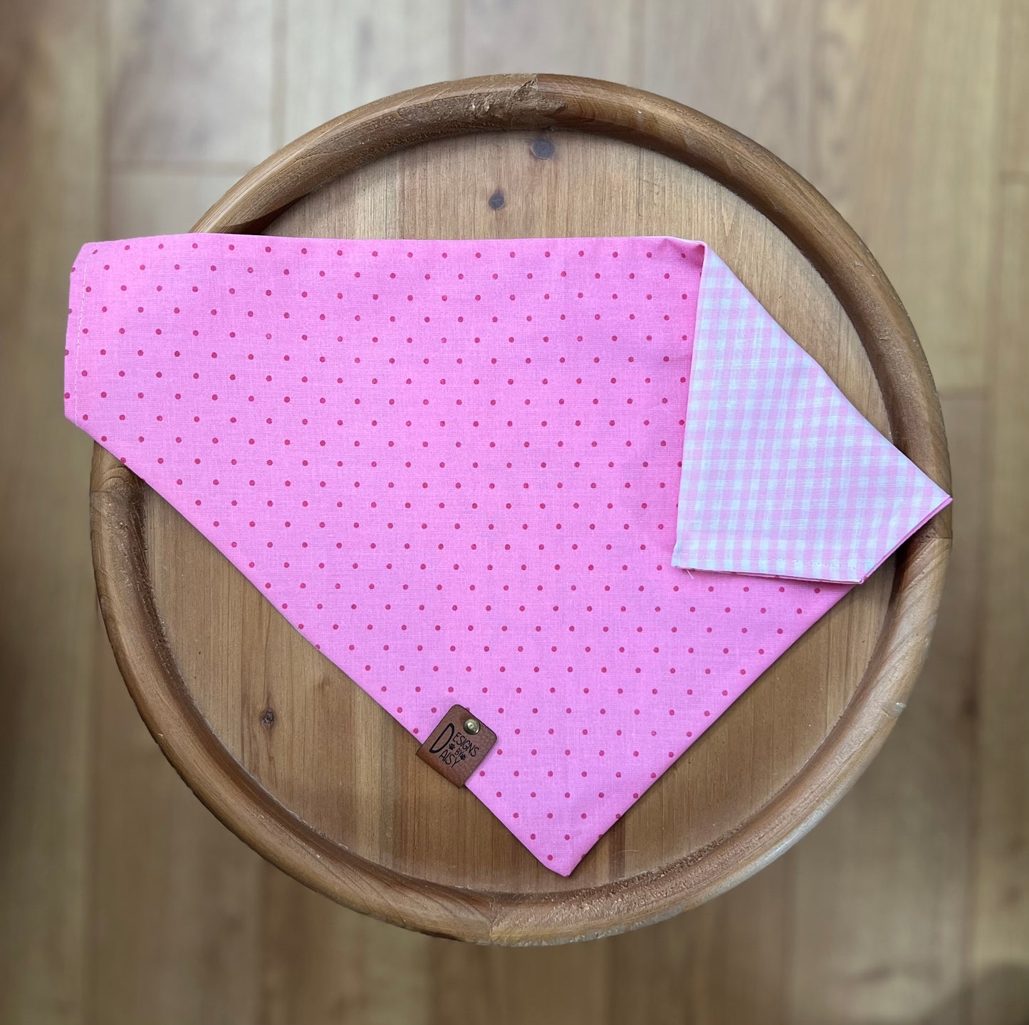 Polka Dot Love You / LAST CHANCE / Reversible / Over-the-Collar / Pet Bandana / CLEARANCE