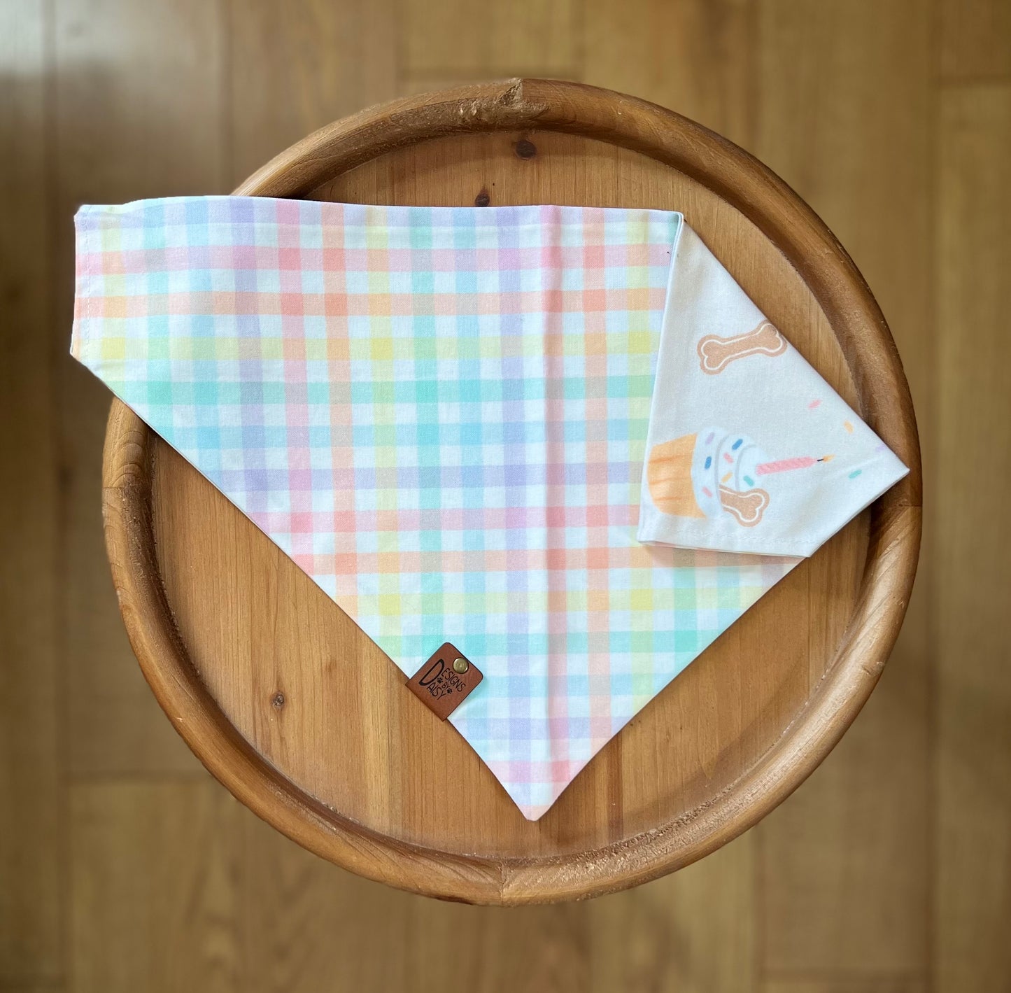 Pupcake Party / LAST CHANCE / Reversible / Over-the-Collar / Pet Bandana / CLEARANCE