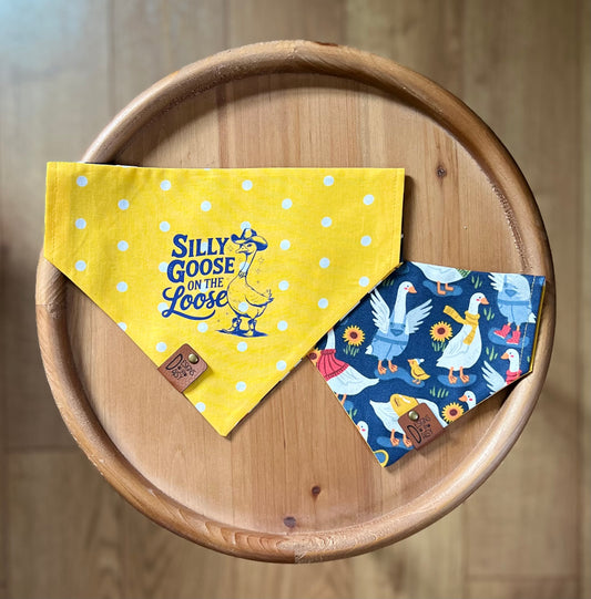 Silly Goose / Reversible / Over-the-Collar / Pet Bandana