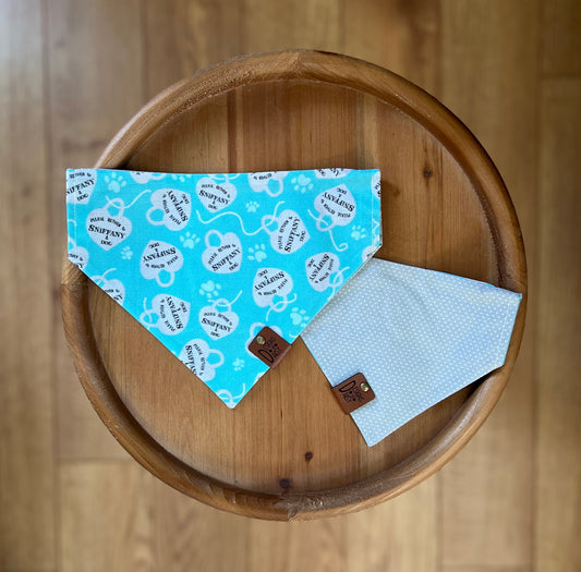Sniffany & Dog / Reversible / Over-the-Collar / Pet Bandana