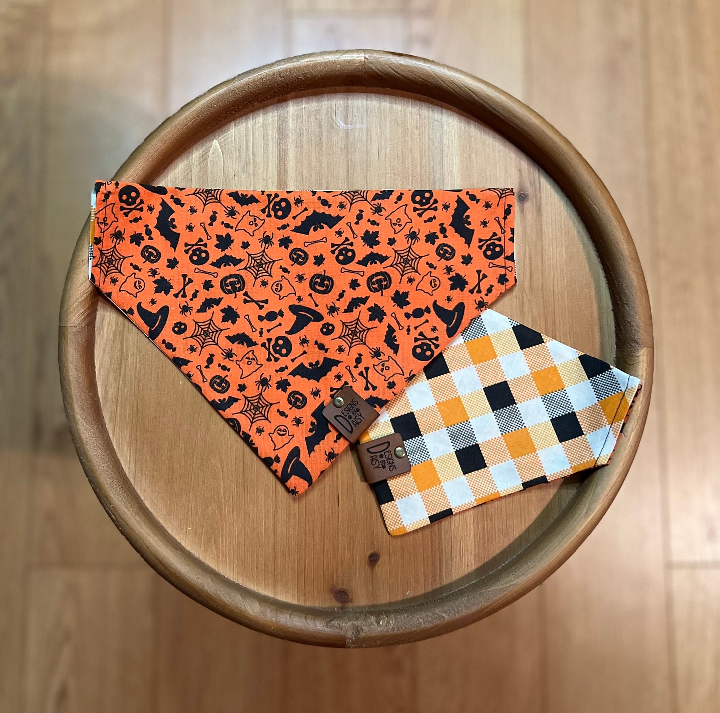 Spooky Dog / Reversible / Over-the-Collar / Pet Bandana