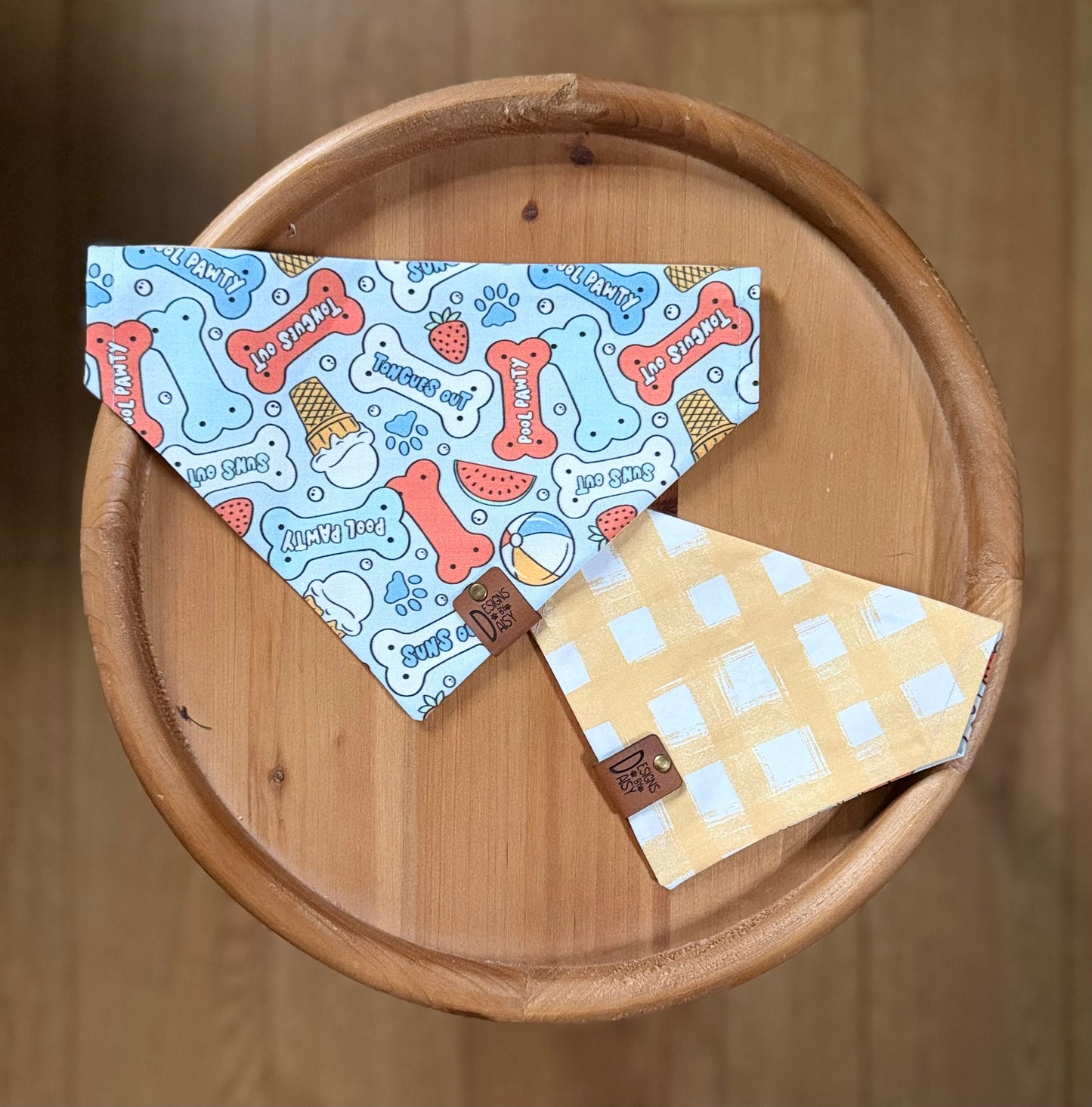 Stars and Scoops / Reversible / Over-the-Collar / Pet Bandana