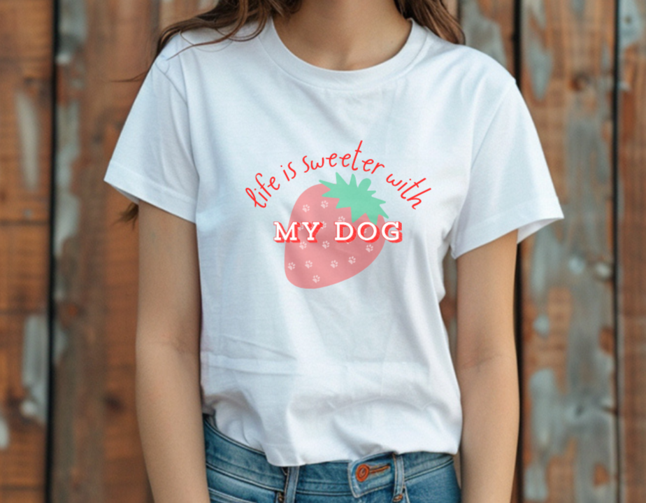 Sweeter Life with My Dog / Unisex / T-Shirt