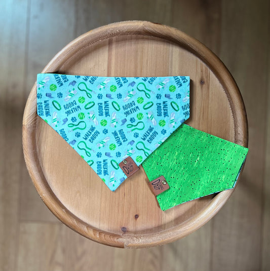 Walking Buddy / Reversible / Over-the-Collar / Pet Bandana