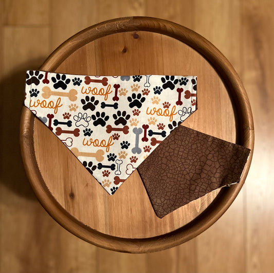 Who Let the Dogs Out? / Reversible / Over-the-Collar / Pet Bandana