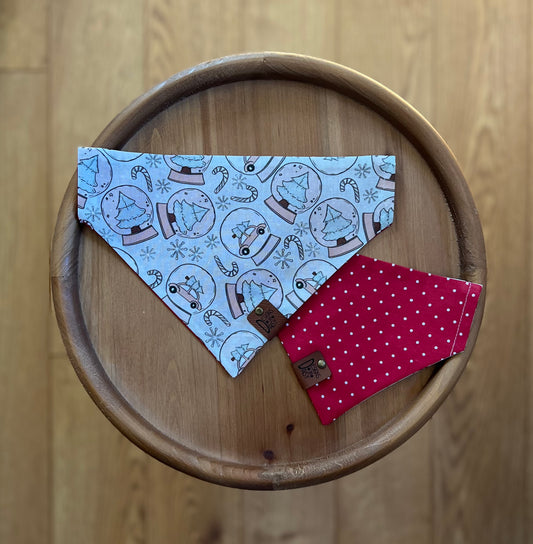 Winter Wishes / Reversible / Over-the-Collar / Pet Bandana